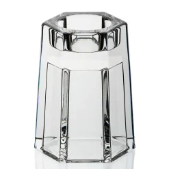 Kerzenhalter^German Crystal 3 Stück Teelicht Kerzenhalter Kerzenständer 11 cm Bleikristall Glas zweiseitig nutzbar