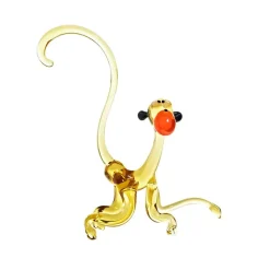Kinder|Geburtstag^Art Glass Affe Medium 6-15cm Glas Tiere Figuren Sammeln Vitrine Miniatur Zoo