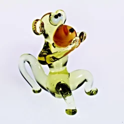 Kinder|Geburtstag^Art Glass Affe Mund Mini Plus 4-5cm Glas Tiere Figuren Sammeln Vitrine Miniatur Zoo