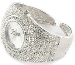 Sarah Kern Kollektion|Accessoires^Cristalica Armbanduhr Dryade aus 925 Sterling Silber Schmuck für Damen Glam