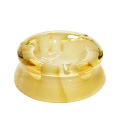 Männer|Aschenbecher^Art Glass Ascher Jozy creme "Art Queen" (15,5cm)