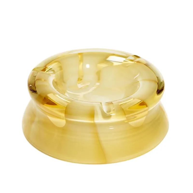 Männer|Aschenbecher^Art Glass Ascher Jozy creme "Art Queen" (15,5cm)