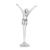 Skulpturen|Skulpturen^Art Glass Ballerina mit Strassrock "Fantasia" (14cm)