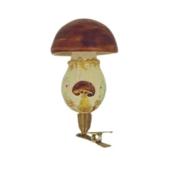 Weihnachten|Weihnachten^Cristalica GmbH Baumschmuck Steinpilz 10cm