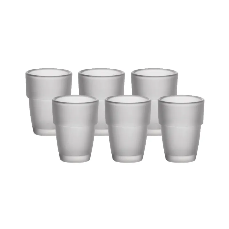 Badezimmer^Cristalica Becher aus Bleikristall 6er Set (150 ml)