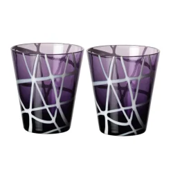 Gläserset^Cristalica Becher Nest "Colori" 2er Set (250ml)