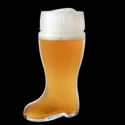 Männer|Biergläser^Fan Unikate Bierglas Stiefel Bamberg 1 Liter