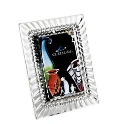 Pokal & Glasblock|Bilderrahmen^Cristalica Bilderrahmen Excelsior Galerie Format 9x13cm Foto Portrait klar Bleikristallglas