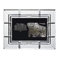 Pokal & Glasblock|Bilderrahmen^Cristalica Bilderrahmen Mona Galerie Format 10x15cm Fotorahmen Portrait Bleikristallglas