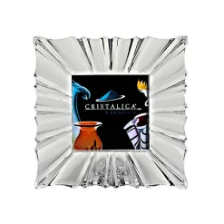 Bilderrahmen^Cristalica Bilderrahmen Monarch Galerie 10x10cm Fotorahmen Portrait klar Bleikristallglas