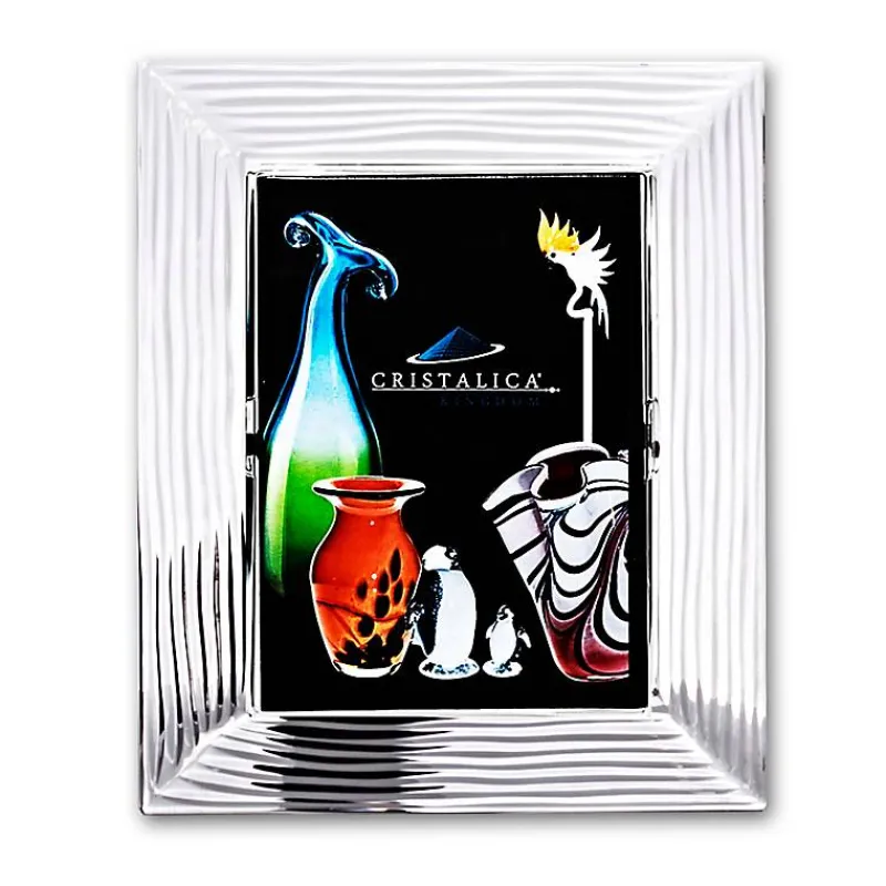 Pokal & Glasblock|Bilderrahmen^Cristalica Bilderrahmen Strips Galerie Format 13x18 Fotorahmen Portrait Bleikristallglas