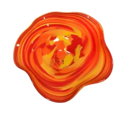 Blüten^Art Glass Blüte Gartenflair 35cm inkl. Stab