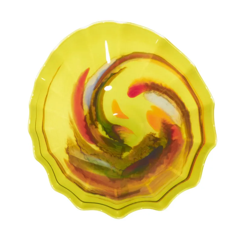 Blüten^Art Glass Blüte Gartenflair 25cm inkl Stab