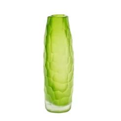 Vasen|Ostern^Art Glass Blütenvase Mini Blumen Tischvase Dekoration Moonlight Höhe 18cm grün Handmade