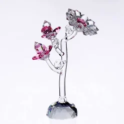 Skulpturen|Skulpturen^Art Glass Blumenast "Fantasia" (14cm)