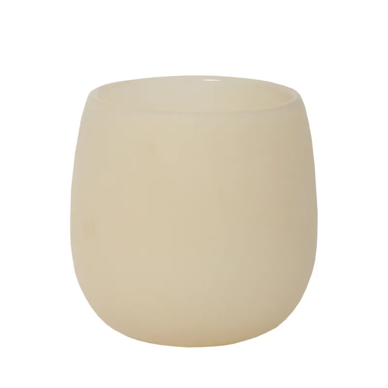 Vasen|Blumentopf^Cristalica Blumentopf Glaspot Sommer matt 16cm