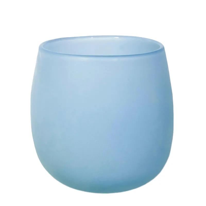 Vasen|Blumentopf^Cristalica Blumentopf Glaspot Sommer matt 16cm