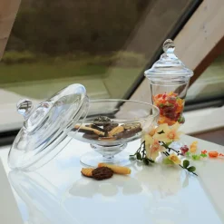 Einweihung|Bonbonieren^Cristalica Kingdom Bonboniere Marie Famous 26cm Keksdose Gefäß mit Deckel Vorratsdose Klarglas