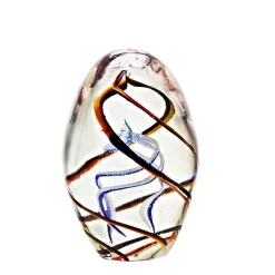 Arbeitszimmer^Art Glass Briefbeschwerer Ei 