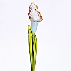 Blumen^Art Glass Calla Blumen 15-17cm Glas Blüten Figur Kunstblumen Dekoration Geschenk