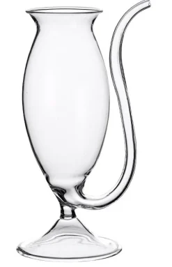 Cocktailgläser^Cristalica Cocktail Glas mit Strohalm Transparent