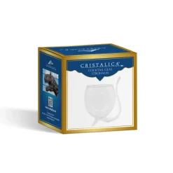 Cocktailgläser^Cristalica Cocktail Glas mit Strohalm Transparent