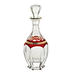 Karaffe & Dekanter^Art Glass Dekanter "Safari Rubin" (800ml)