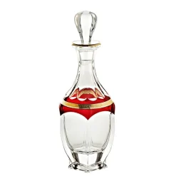 Karaffe & Dekanter^Art Glass Dekanter "Safari Rubin" (800ml)