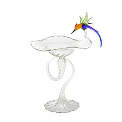 Schalen^Cristalica Dekoschale mit Kolibri "Bloom" (16cm)