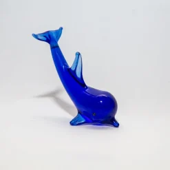 Kinder|Geburtstag^Art Glass Delphin Mini Plus 4-5cm Glas Figuren Sammeln Vitrine Miniatur Zoo Meerestiere