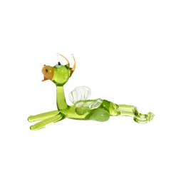 Tiere & Figuren^Art Glass Drache liegt Mini Plus 4-5cm Glas Tiere Figuren Sammeln Vitrine Miniatur Fabel