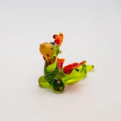 Tiere & Figuren^Art Glass Drache liegt Mini Plus 4-5cm Glas Tiere Figuren Sammeln Vitrine Miniatur Fabel