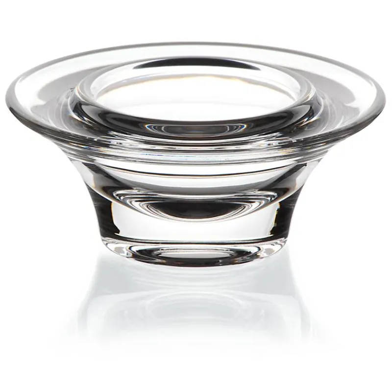 Eierbecher^German Crystal Eierbecher Loft Eierhalter rund Bleikristallglas Frühstück Geschirr Küche 8cm