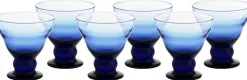 Eisbecher^Gelato Vero Eiscremeglas Antico 6er-Set Colori Vero 12,5cm blue