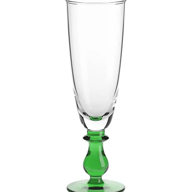 Eisbecher^Gelato Vero Eiscremeglas Calabria Amore Vero 24,5cm grün