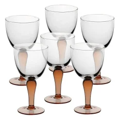 Eisbecher^Gelato Vero Eiscremeglas Campania 6er-Set rosa ''Amore Vero''