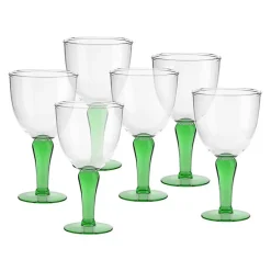 Eisbecher^Gelato Vero Eiscremeglas Campania 6er-Set grün ''Amore Vero''