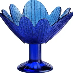 Eisbecher^Gelato Vero Eiscremeglas Eisbecher Eisglas Eisschale Seerose blau Colori Gelato 11cm