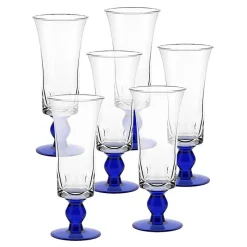 Eisbecher^Gelato Vero Eiscremeglas 6er-Set Umbria Bambini 26cm blau