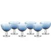 Eisbecher^Gelato Vero Eiscremeglas Mezzo 6er-Set Colori Vero 12cm blau
