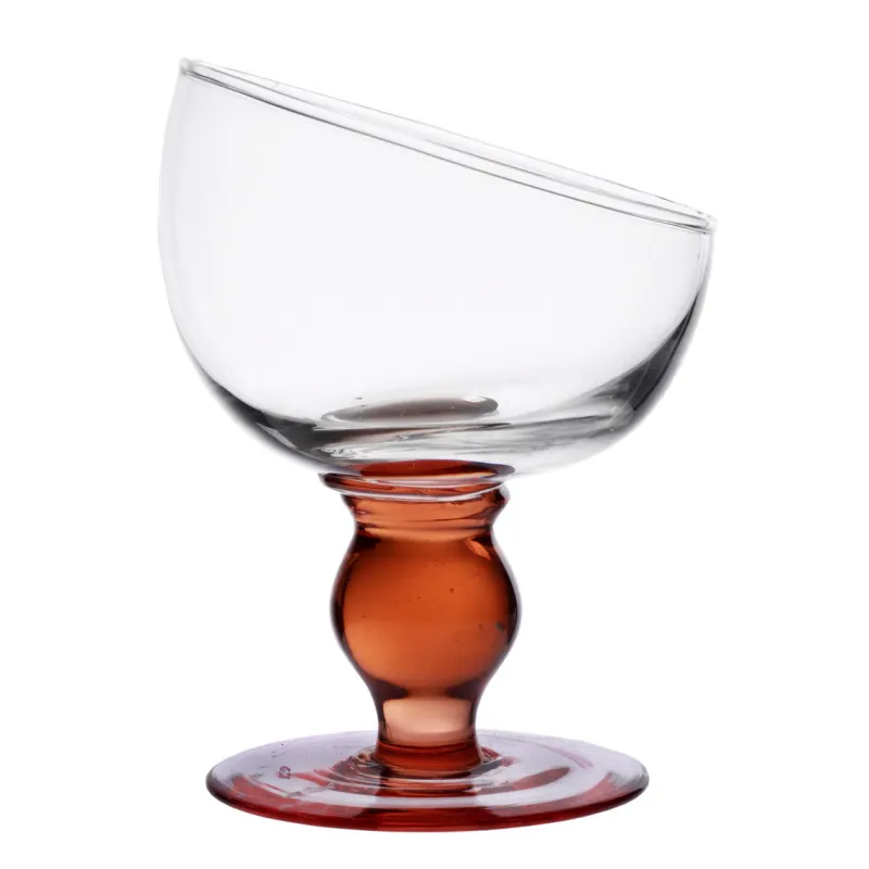 Eisbecher^Cristalica Eiscremeglas Olivia rosa 175 ml