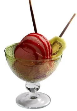 Eisbecher^Gelato Vero Eisschale Bubbles Colori Vero 11cm grün