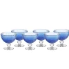 Eisbecher^Gelato Vero Eisschale Bubbles 6er-Set Colori Vero 11cm blau