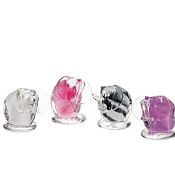 Tiere & Figuren^Art Glass Elefant farbig 