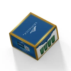 Saft- & Wassergläser^Cristalica 4er Set Trinkglas, Saftglas, Wasserglas Grün mit Gemischten Motive, ca. 300ml