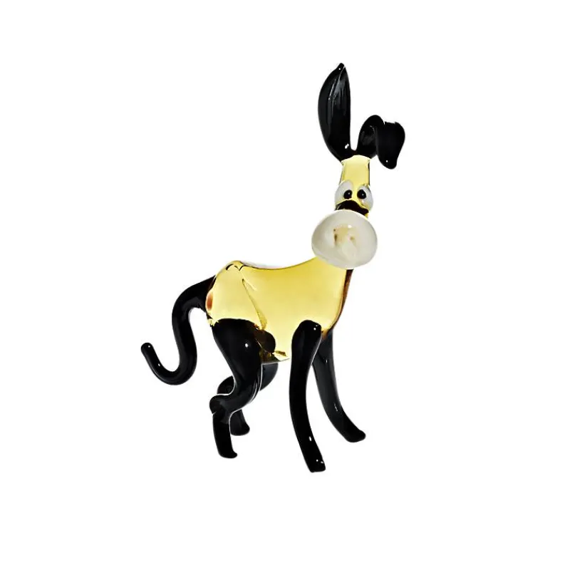 Geburtstag|Tiere & Figuren^Art Glass Esel Medium 6-15cm Glas Tiere Figuren Sammeln Vitrine Miniatur Bauernhof