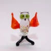 Kinder|Geburtstag^Cristalica Eule Midi 6-8cm Glas Tiere Figuren Sammeln Vitrine Miniatur Waldvogel