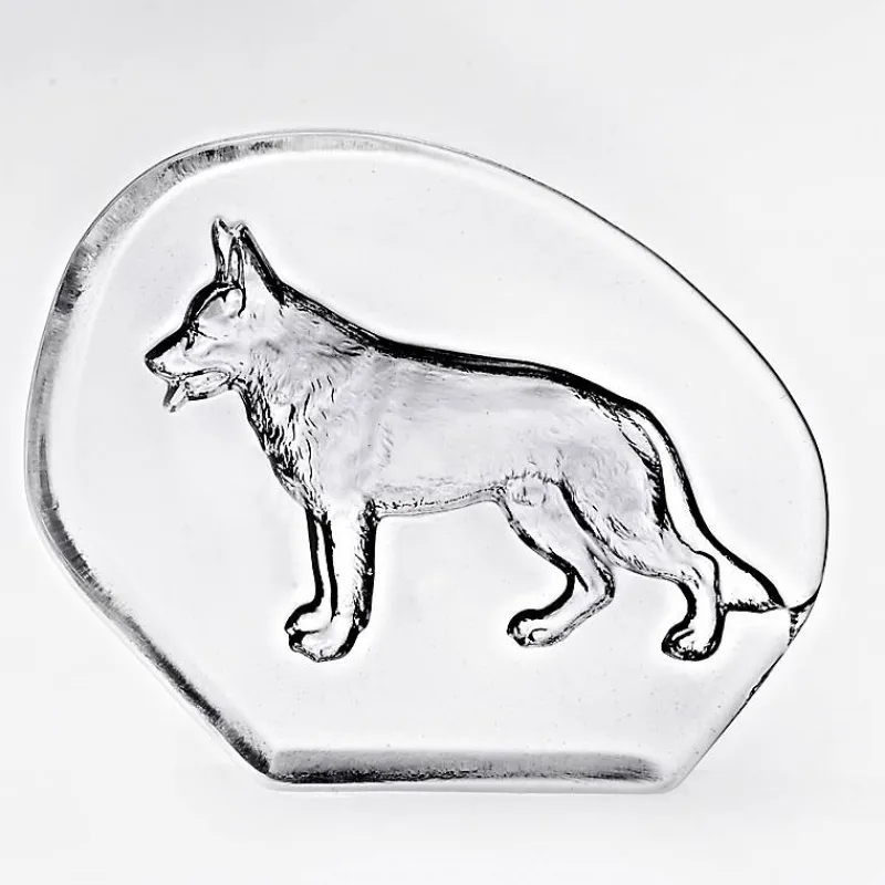 Tiere & Figuren|Hund & Katze^Cristalica Kingdom Figur Schäferhund 15 cm