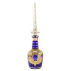 Karaffe & Dekanter^Art Glass Flasche mit Verschluss Blue Queen, Blau/Gold, aus Glas