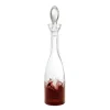 Karaffe & Dekanter^Art Glass Flasche mit Verschluss Red Queen 1000 ml, Weinrot, aus Glas